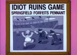 Homer Streaking Ruins Game - Simpsons